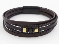 HY Wholesale Leather Bracelets Jewelry Popular Leather Bracelets-HY0129B218