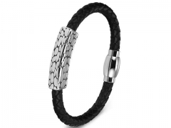 HY Wholesale Leather Bracelets Jewelry Popular Leather Bracelets-HY0130B212