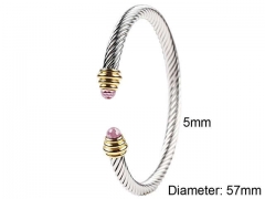 HY Wholesale Bangle Stainless Steel 316L Jewelry Bangle-HY0128B019
