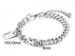 HY Wholesale Bracelets Jewelry 316L Stainless Steel Jewelry Bracelets-HY0132B002