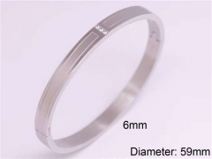 HY Wholesale Bangle Stainless Steel 316L Jewelry Bangle-HY0122B156