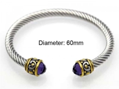 HY Wholesale Bangle Stainless Steel 316L Jewelry Bangle-HY0041B336
