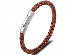 HY Wholesale Leather Bracelets Jewelry Popular Leather Bracelets-HY0130B077