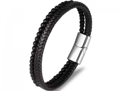 HY Wholesale Leather Bracelets Jewelry Popular Leather Bracelets-HY0135B057