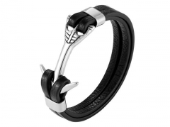 HY Wholesale Leather Bracelets Jewelry Popular Leather Bracelets-HY0120B149