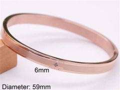 HY Wholesale Bangle Stainless Steel 316L Jewelry Bangle-HY0122B089