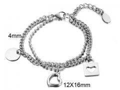 HY Wholesale Bracelets Jewelry 316L Stainless Steel Jewelry Bracelets-HY0132B142