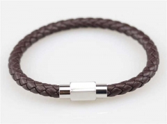 HY Wholesale Leather Bracelets Jewelry Popular Leather Bracelets-HY0129B173
