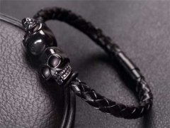 HY Wholesale Leather Bracelets Jewelry Popular Leather Bracelets-HY0120B009