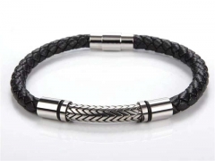 HY Wholesale Leather Bracelets Jewelry Popular Leather Bracelets-HY0058B023