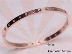 HY Wholesale Bangle Stainless Steel 316L Jewelry Bangle-HY0122B497