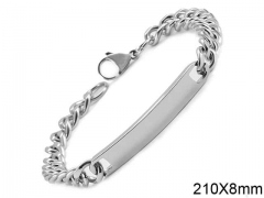 HY Wholesale Bracelets Jewelry 316L Stainless Steel Jewelry Bracelets-HY0121B066