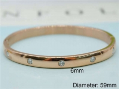 HY Wholesale Bangle Stainless Steel 316L Jewelry Bangle-HY0122B014