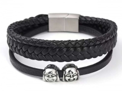 HY Wholesale Leather Bracelets Jewelry Popular Leather Bracelets-HY0137B029