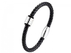 HY Wholesale Leather Bracelets Jewelry Popular Leather Bracelets-HY0130B270