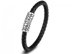 HY Wholesale Leather Bracelets Jewelry Popular Leather Bracelets-HY0130B059