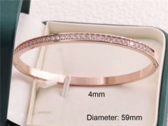 HY Wholesale Bangle Stainless Steel 316L Jewelry Bangle-HY0122B222