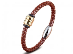 HY Wholesale Leather Bracelets Jewelry Popular Leather Bracelets-HY0130B199