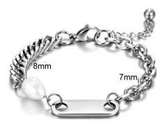 HY Wholesale Bracelets Jewelry 316L Stainless Steel Jewelry Bracelets-HY0132B108