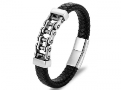 HY Wholesale Leather Bracelets Jewelry Popular Leather Bracelets-HY0120B244