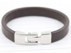 HY Wholesale Leather Bracelets Jewelry Popular Leather Bracelets-HY0129B189