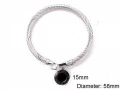 HY Wholesale Bangle Stainless Steel 316L Jewelry Bangle-HY0128B004