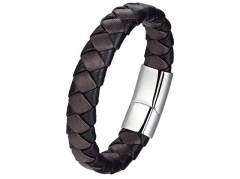 HY Wholesale Leather Bracelets Jewelry Popular Leather Bracelets-HY0133B032