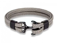 HY Wholesale Leather Bracelets Jewelry Popular Leather Bracelets-HY0135B172