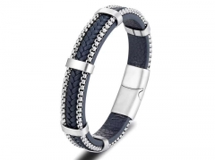 HY Wholesale Leather Bracelets Jewelry Popular Leather Bracelets-HY0120B062