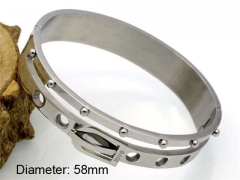 HY Wholesale Bangle Stainless Steel 316L Jewelry Bangle-HY0041B189