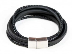 HY Wholesale Leather Bracelets Jewelry Popular Leather Bracelets-HY0129B007