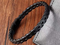 HY Wholesale Leather Bracelets Jewelry Popular Leather Bracelets-HY0133B101