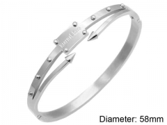 HY Wholesale Bangle Stainless Steel 316L Jewelry Bangle-HY0041B255