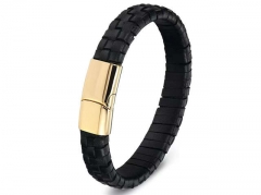 HY Wholesale Leather Bracelets Jewelry Popular Leather Bracelets-HY0130B195