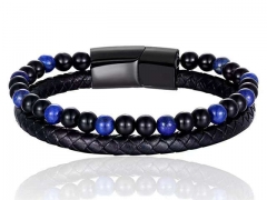 HY Wholesale Leather Bracelets Jewelry Popular Leather Bracelets-HY0136B088