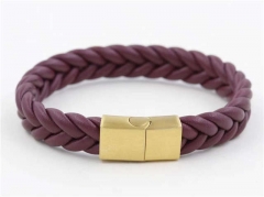 HY Wholesale Leather Bracelets Jewelry Popular Leather Bracelets-HY0129B052