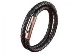 HY Wholesale Leather Bracelets Jewelry Popular Leather Bracelets-HY0130B359