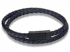 HY Wholesale Leather Bracelets Jewelry Popular Leather Bracelets-HY0130B413