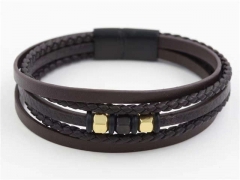 HY Wholesale Leather Bracelets Jewelry Popular Leather Bracelets-HY0129B104