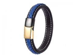 HY Wholesale Leather Bracelets Jewelry Popular Leather Bracelets-HY0130B321