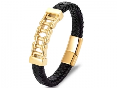 HY Wholesale Leather Bracelets Jewelry Popular Leather Bracelets-HY0120B192