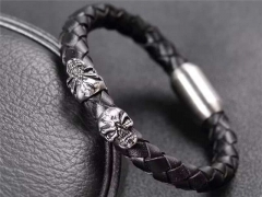 HY Wholesale Leather Bracelets Jewelry Popular Leather Bracelets-HY0120B248