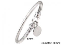 HY Wholesale Bangle Stainless Steel 316L Jewelry Bangle-HY0128B084