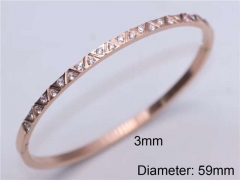HY Wholesale Bangle Stainless Steel 316L Jewelry Bangle-HY0122B077