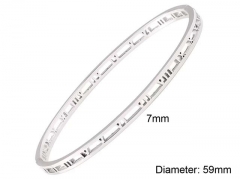 HY Wholesale Bangle Stainless Steel 316L Jewelry Bangle-HY0128B126