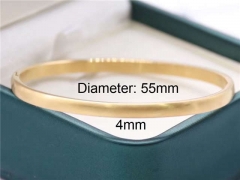 HY Wholesale Bangle Stainless Steel 316L Jewelry Bangle-HY0122B004