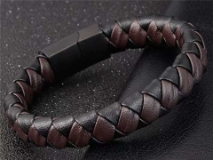 HY Wholesale Leather Bracelets Jewelry Popular Leather Bracelets-HY0133B235