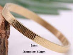HY Wholesale Bangle Stainless Steel 316L Jewelry Bangle-HY0122B344