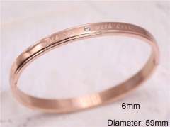 HY Wholesale Bangle Stainless Steel 316L Jewelry Bangle-HY0122B300