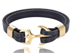HY Wholesale Leather Bracelets Jewelry Popular Leather Bracelets-HY0136B058